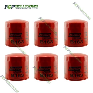 6 x BALDWIN B163 Lube Filter - Interchangeable with P550939, Z89a, LF3311, C1145 - Picture 1 of 1
