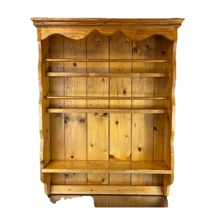 Vintage Country Kitchen Farmhouse Wall Shelf Unit Pantry Jar Rack Antique - Picture 1 of 10
