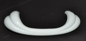Vintage Lot Of 5 White Fancy Drawer Cabinet Handles 4-Inch Center To Center - Picture 1 of 4