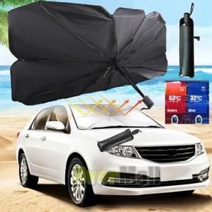 Car Accessories Windshield Sun Shade Umbrella Front Window Visor Cover Protector - Picture 1 of 18