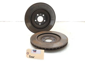 2017-2023 AUDI Q7 Q8 AWD REAR LEFT RIGHT BRAKE DISC ROTOR SET X2 OEM - Picture 1 of 10