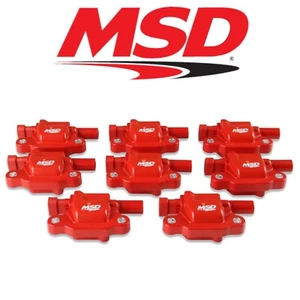 Juego de bobinas de encendido MSD Red Blaster para 05-13 Cadillac/Chevrolet/GMC 5,3 L/6,0 LS - Imagen 1 de 7
