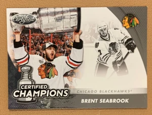 2011-12 Certified Certified Champions Brent Seabrook #6 - Bild 1 von 2