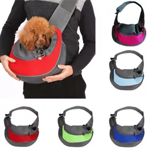 Outdoor Pet Carrier Shoulder Chest Bag Dog Cat Puppy Carry Sling Pouch Backpack - Picture 1 of 20