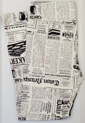 TC LuLaRoe Tall & Curvy Leggings Newspaper Newsprint Town News Paper NWT U44 - Image 1 of 4