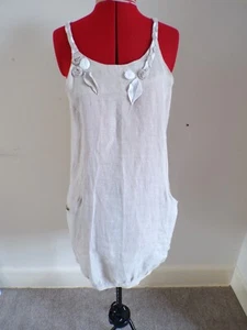 Vestido de lino para dama talla mediana-- talla A 10 (13) - Imagen 1 de 10