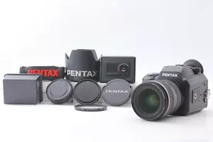 【MINT】Pentax 645NII Camera w/Hood/Film Back+SMC-FA Zoom 45-85mm/F4.5 from JAPAN - Picture 1 of 20