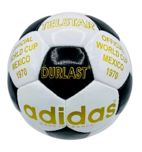 Adidas Telstar Durlast 1970 FIFA World Cup Football Size 5 - Vintage Soccer Ball - Picture 1 of 3