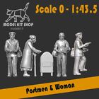 1:43.5 ( Echelle 0) - Facteurs et Femme by modelkit.fr