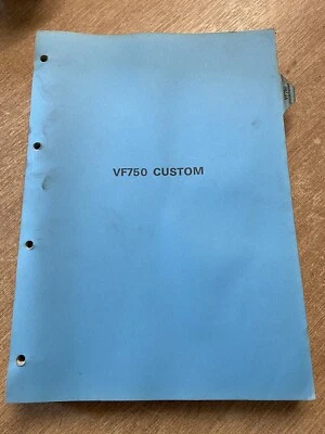 Honda VF750 Custom,Rare Factory Service And Repair Manual,genuine Honda Dealer. - Image 1 of 4