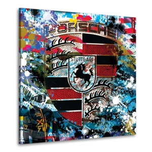 Wandbild Leinwandbild Porsche Pop Art Abstract moderne Kunst - Bild 1 von 7