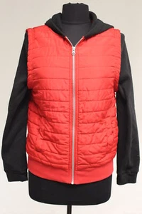 Ruff Hewn Red & Black Zip Up Hooded Jacket, Large (14/16) - Picture 1 of 4