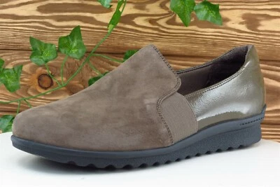 Rockport Talla 7.5 W Marrón Punta Redonda Cuero Plano Mujer Foto 1 de 4