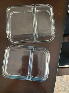 2 Am Divided Casserole Dishes - Picture 1 of 2