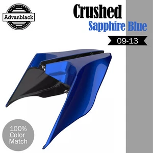 Cubierta lateral extendida azul zafiro triturado Advanblack para Harley 09-13 - Imagen 1 de 6