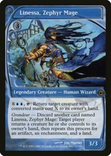 Linessa, Zephyr Mage Future Sight NM Blue Rare MAGIC GATHERING CARD ABUGames