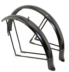 Set parafango 26" svasato standard palloncino 80mm nero opaco. - Foto 1 di 1