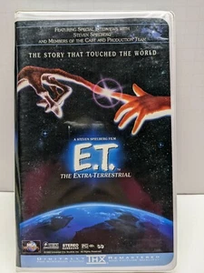 E.T. VHS INTERVIEW WITH STEVEN SPIELBERG 1982 MCA - Picture 1 of 6