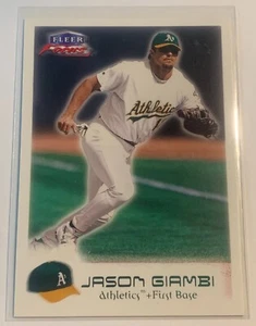 JASON GIAMBI 2000 Fleer Focus Masterpiece Mania #49E SN300 - Imagen 1 de 2