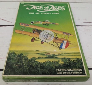 De colección 1983 Nova Ace of Aces Primera Guerra Mundial Juego de Combate Aéreo Airco DH2 vs. Fokker E III Aviones - Imagen 1 de 19