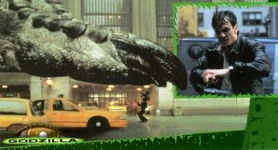 INKWORKS - GODZILLA SUPERVUE WIDEVISION MOVIE P1 INSERT PROMO CARD 1998 - Image 1 of 2