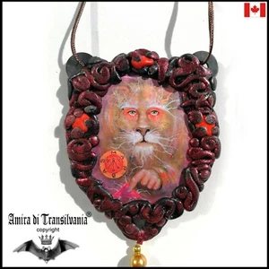 jewelry lucky talisman good luck amulet pendant gothic necklace marbas seal god - Picture 1 of 12