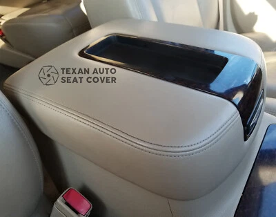 2007 2008 2009 GMC Yukon XL 1500 Denali Center Console Cover Cashmere Tan - Image 1 of 4