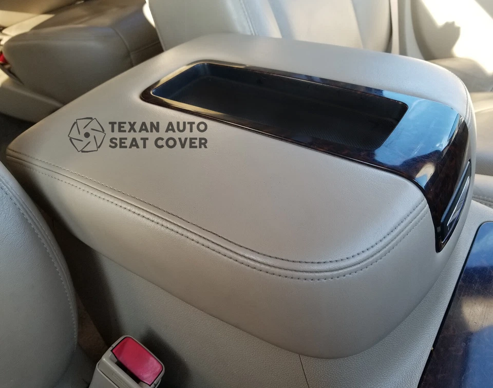 2007 2008 2009 GMC Yukon XL 1500 Denali Center Console Cover Cashmere Tan - Image 1 of 4