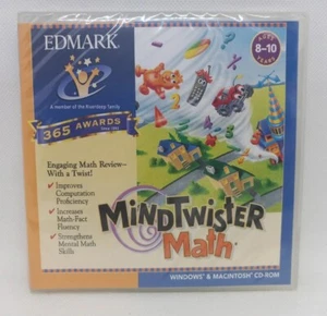 Mind Twister Math PC Game Ages 8-10 * Windows 98/ME/2000/XP * Brand New & Sealed - Picture 1 of 2