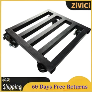 Garden Plant Pot Mover Wheels Rolling Trolley Aluminum Stand Plate Flower - Picture 1 of 6