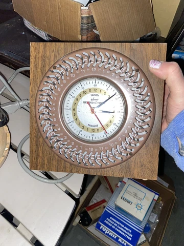 Rare!Works! 1930-50s James ReminD-O-TimeR Alarm Clock Synchron mechanism Cover