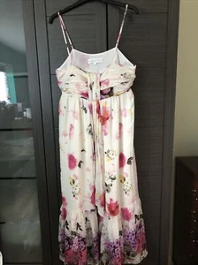 Edina Ronay Silk Dress Size 14 - Picture 1 of 16