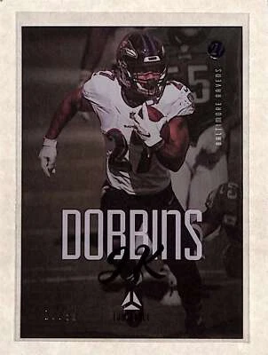 2021 Panini Luminance  #8 JK Dobbins /99 NM - Image 1 of 2