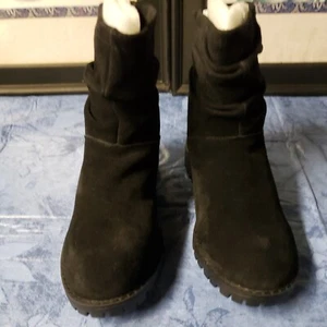 Stivali infradito donna lavanderia cinese, camoscio nero, 6 M US - Foto 1 di 10