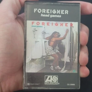 Vintage 70s FOREIGNER Head Games 1979 Cassette Tape CS29999 Classic Rock Pop - Picture 1 of 6