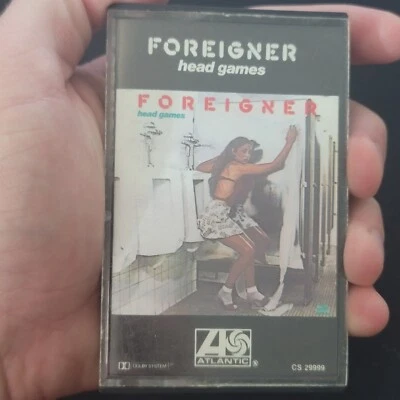 Vintage 70s FOREIGNER Head Games 1979 Cassette Tape CS29999 Classic Rock Pop - Image 1 of 4