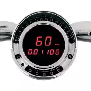 Dakota Digital BD-140-R Rojo LED Enchufe Directo Velocímetro Big Dog Motocicletas - Imagen 1 de 1