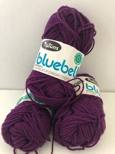 3 PATONS 5 ply FAMILY 25g balls Knitting crochet Yarn 100% wool PURPLE 7568 - Picture 1 of 3