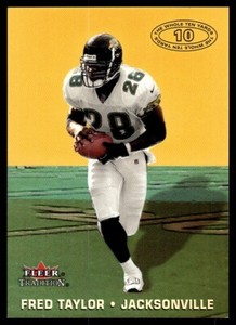 2000 Fleer Tradition Whole Ten Yards Fred Taylor Jacksonville Jaguars #11 TY