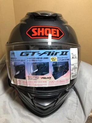 NEW SHOEI GT-AIR2 Full Face Helmet QSV‑2 TC-5 Silver/Black Size S 55cm Foto 1 de 4