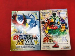 Nintendo 64 Pokemon Stadium 2 Box Manual Postcards Set Japan - Picture 1 of 4