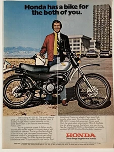 1975 Honda MT-250 K1 Motorcycle Print Ad Quick Change Artist - Picture 1 of 2