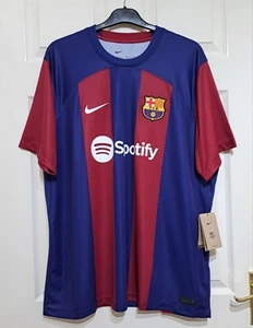 Nike FC Barcelona Trikot 2023-24 Herren 2XL Heimtrikot Kurzarm DX2687-456 Neu mit Etikett - Bild 1 von 14