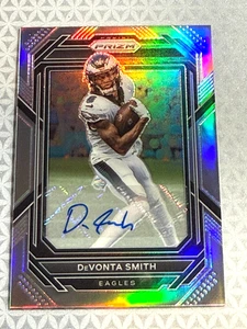2022 Panini Prizm Devonta Smith #237 Silver Prizm Auto Eagles SSP - Picture 1 of 1