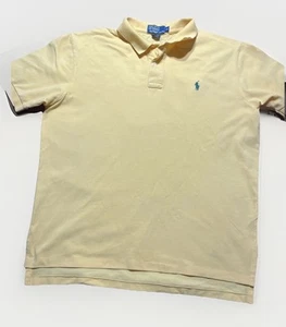 polo ralph lauren gialla, verde pony uomo taglia XL - Foto 1 di 7