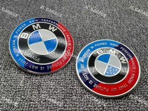 BMW Kith Edition Anniversary 82mm Front 74mm Rear Emblem Badge W/Grommets E F G - Picture 1 of 10