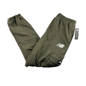 New Balance Pants Men's Medium All Motion Fleece Lined Joggers Green Cargo Pants - Picture 1 of 21