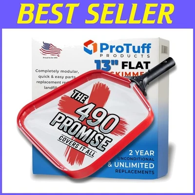 Red de piscina plana ProTuff - Pantalla de malla fina, 2 años Foto 1 de 4