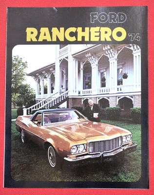 1974 FORD RANCHERO продажи брошюра рынка США - GT Squire 500 отличном состоянии товара - Изображение 1 из 4