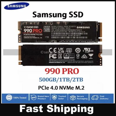Samsung SSD 990 PRO 500GB 1TB PCIe 4.0 NVMe M.2 PS5 PC Laptop Computer Lot NEW - Bild 1 von 4